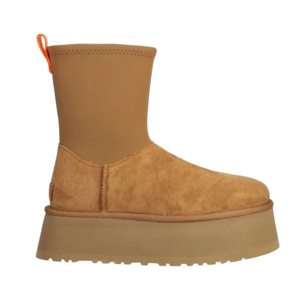 NWB Ugg Chestnut Classic Dipper 100% Authentic Stretch Sock Boots Booties Size 8